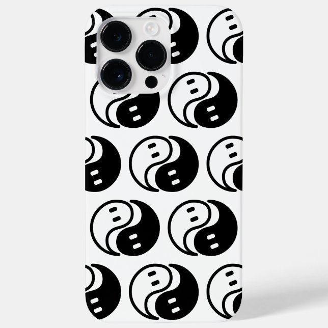Ghost Yin Yang Case-Mate iPhone Case (Back)