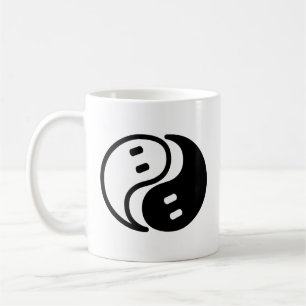 Ghost Yin Yang Coffee Mug