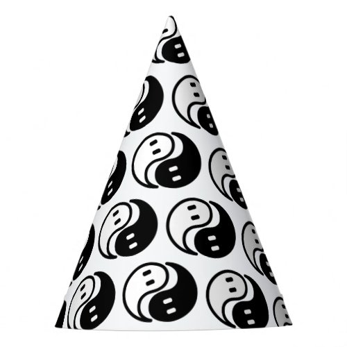 Ghost Yin Yang Party Hat