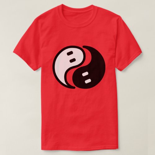 Ghost Yin Yang T_Shirt