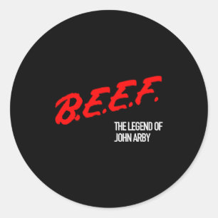 Ghostbeef - Legends  Classic Round Sticker