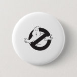 Ghostbusters Frozen Empire Black No Ghost Logo  Button