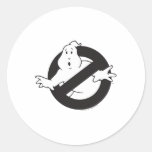 Ghostbusters Frozen Empire Black No Ghost Logo  Classic Round Sticker