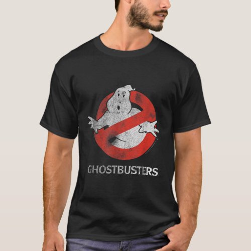 Ghostbusters Vintage Ghost Logo  T_Shirt