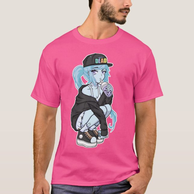 Ghosted Anime Ghost Girl T-Shirt (Front)