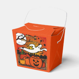 Ghostie Whimsical Halloween TRICK OR TREAT PARTY Favor Boxes