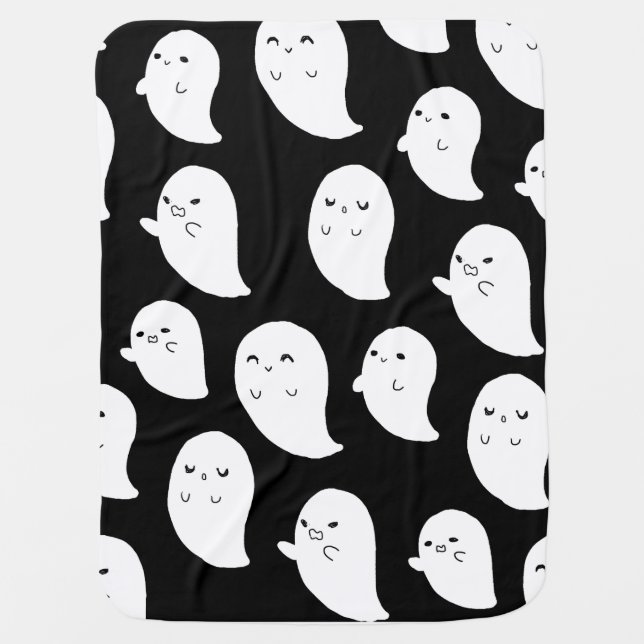 Ghosties Baby Blanket (Front)