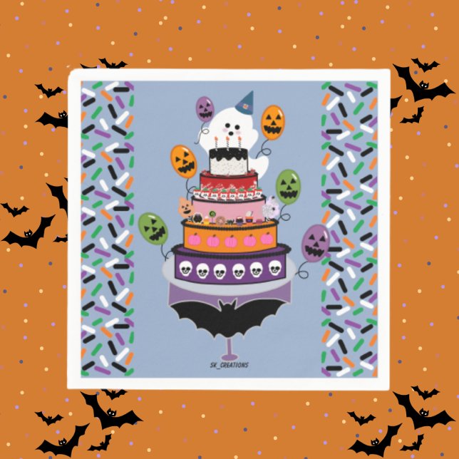 Ghostie's Boo Day Celebration Napkins (Perfect napkin for your celebootion.)