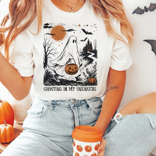 Ghosting In My Sneakers Halloween T-Shirt