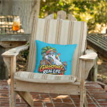 Ghosting Real Life Funny Summer Outdoor Throw