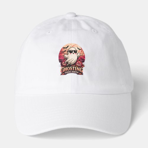 Ghosting Since Birth Funny Halloween Ghost Hat