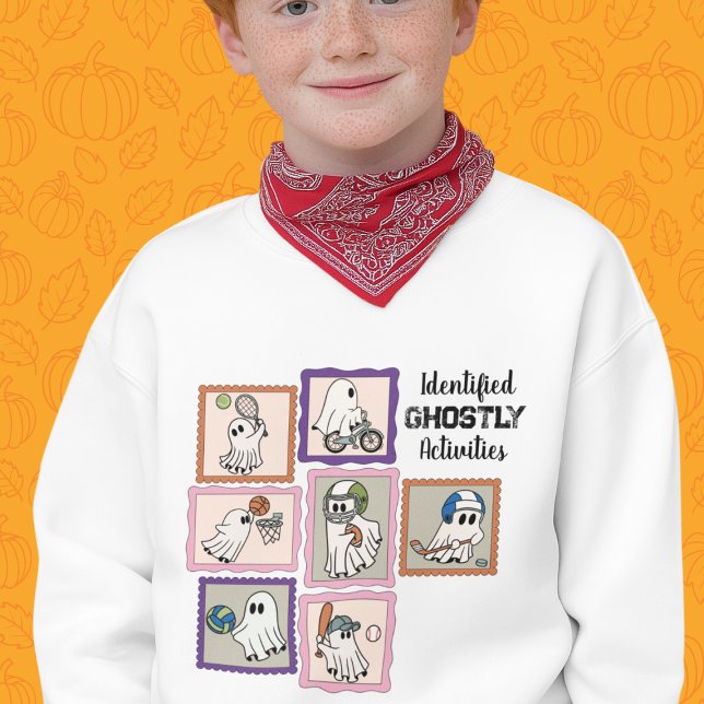 Ghostly Activities - Physically Active Ghosts Hoodie (This item is for display purposes only to illustrate the design element. )