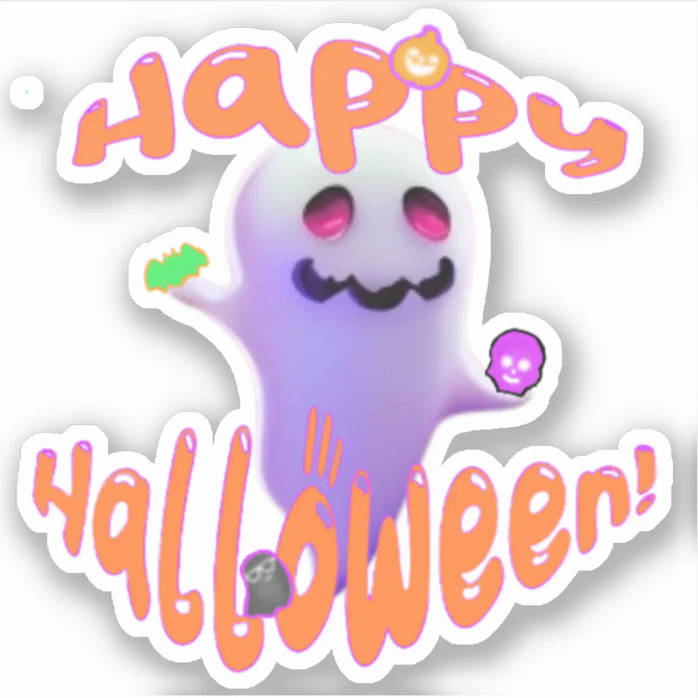 Ghostly allure abounds!  sticker