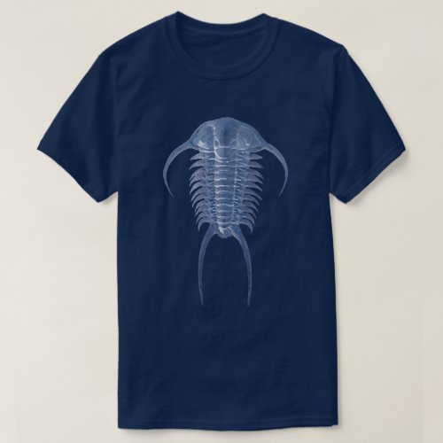 Ghostly Blue Paraceraurus Trilobite T_Shirt