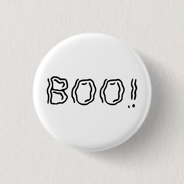 Ghostly Boo! Button (Front)