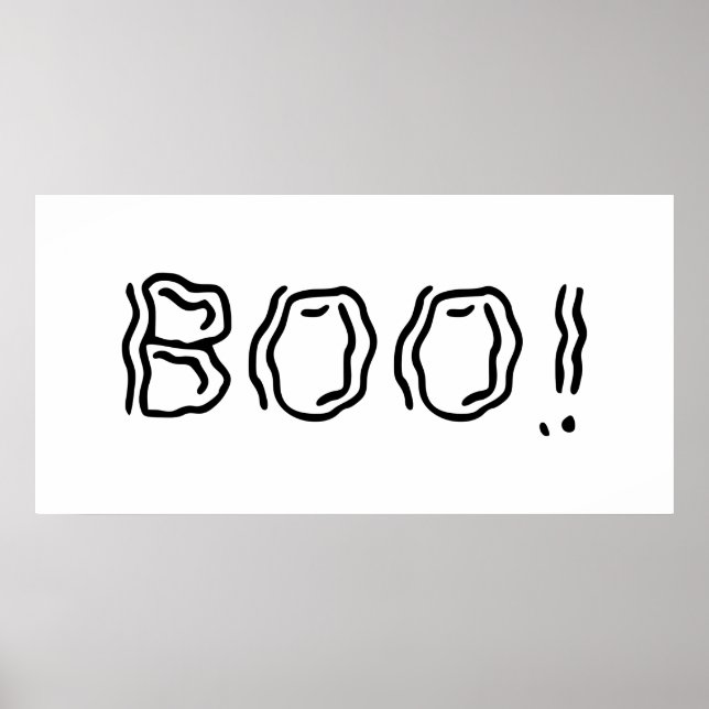 Ghostly Boo! Poster (Front)