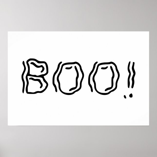 Ghostly Boo! Poster (Front)