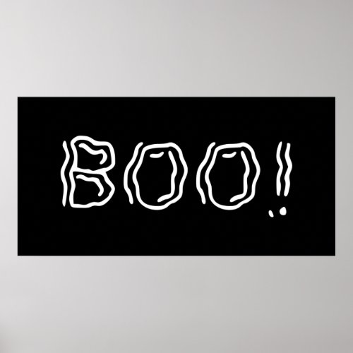 Ghostly Boo Poster