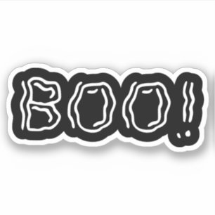 Ghostly Boo! Sticker