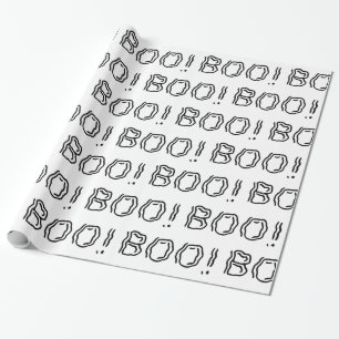 Ghostly Boo! Wrapping Paper