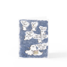 Ghostly Cake Greetings Card