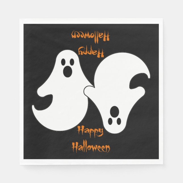 Ghostly Duo Napkins (Front)