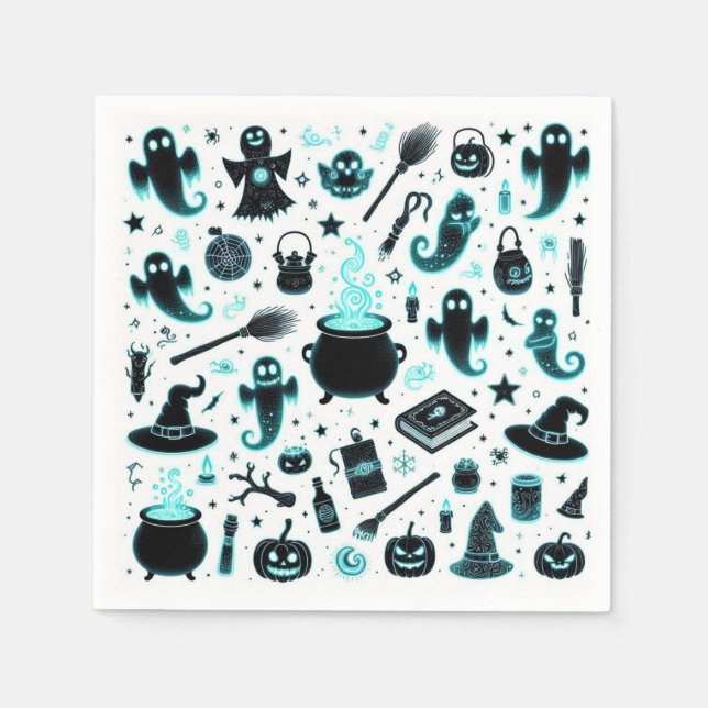 Ghostly Glows Napkins (Front)
