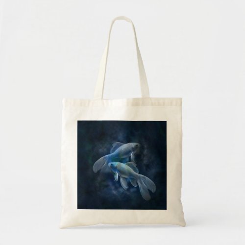 Ghostly Goldfish Tote Bag