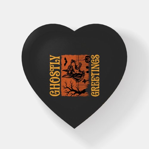 Ghostly Greetings Halloween Doberman Cemetery Desi Paperweight