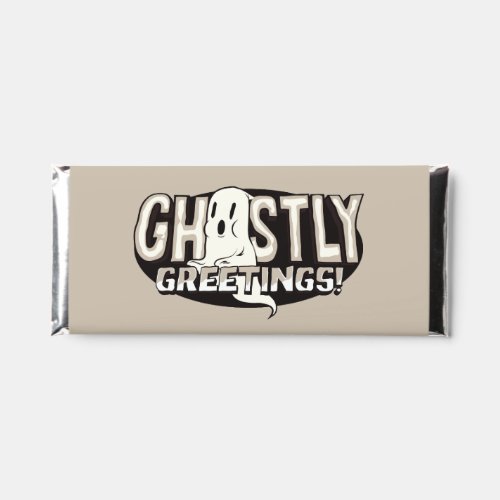 Ghostly Greetings Hershey Bar Favors