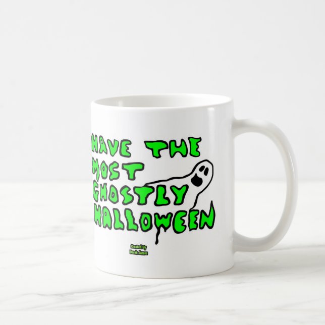 Ghostly Halloween Coffee Mug (Right)