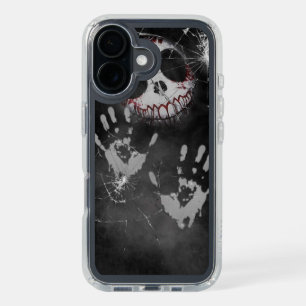 Ghostly Handprint Shattered Screen Horror iPhone C iPhone 16 Case