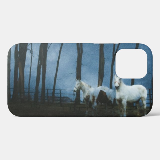 Ghostly Horses at Midnight Case-Mate iPhone Case (Back (Horizontal))
