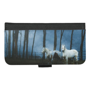 Ghostly Horses at Midnight iPhone 8/7 Plus Wallet Case