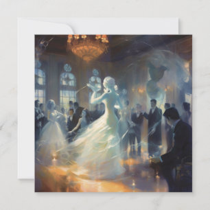Ghostly Masquerade Ball: Spectral Soirée Invitation