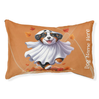 Ghostly Paws Adorable Dog Halloween Costumes Pet Bed