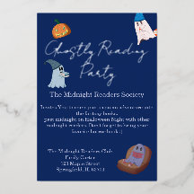 Ghostly Reading Party Halloween Book Club
