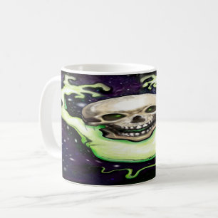 Ghostly Skull Coffee Mug