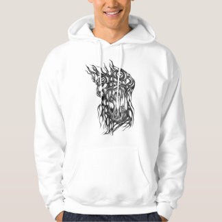 Ghostly skull, Meyhaam art Hoodie