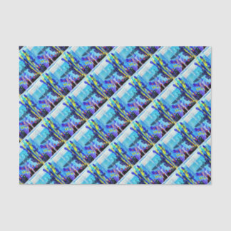 ghostly submarine in tropical waters tissue paper