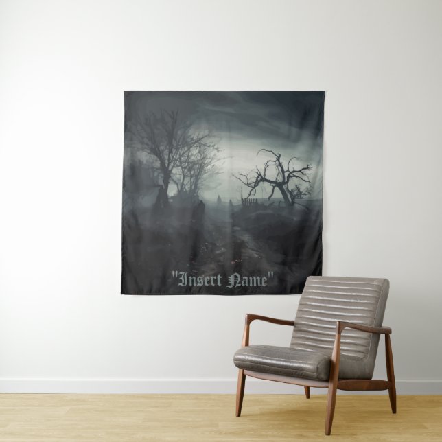 Ghostly Trail Tapestry (In Situ)