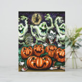Ghostly Trio Pumpkins Party (Standing Front)