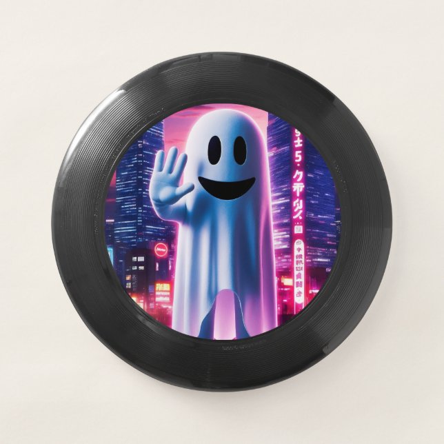 Ghostly Wave & Urban Lights Wham-O Frisbee (Front)