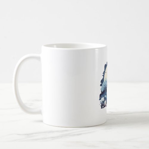 Ghostly White Persian Halloween Gift   Coffee Mug