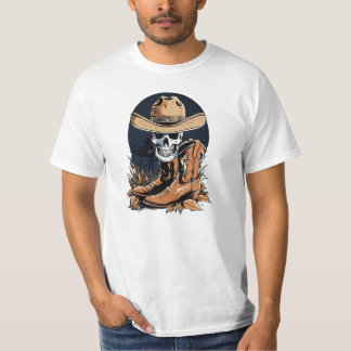 Ghostly Wrangler: Hauntingly Western T-Shirt