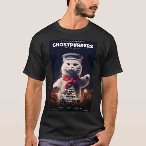 Ghostpurrers Movie Parody T_Shirt