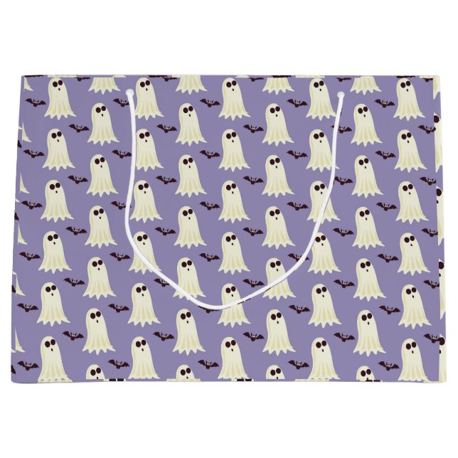 Ghosts and bats gift bag (Front)