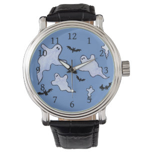 Ghosts and Bats Halloween Watch