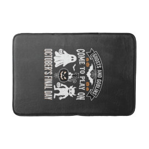 Ghosts and Goblins Halloween October Final Day_1 Bath Mat