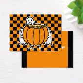 Ghosts and Pumpkin Halloween card (Desk)